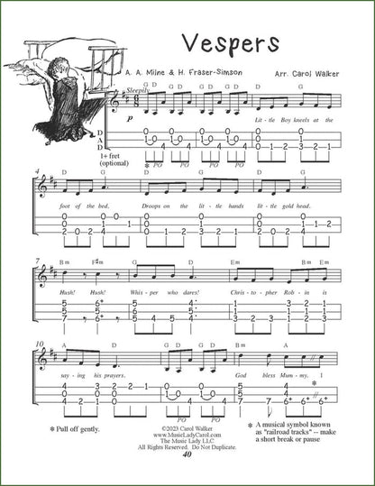 Carol Walker - Pooh Songs For Mountain Dulcimer, Volume One, photo 3