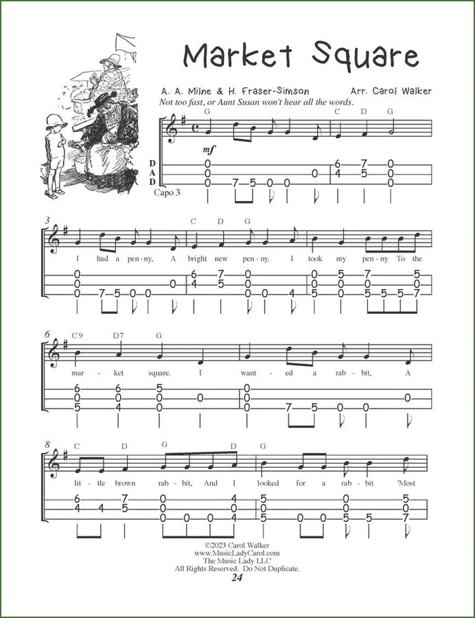 Carol Walker - Pooh Songs For Mountain Dulcimer, Volume One, photo 4