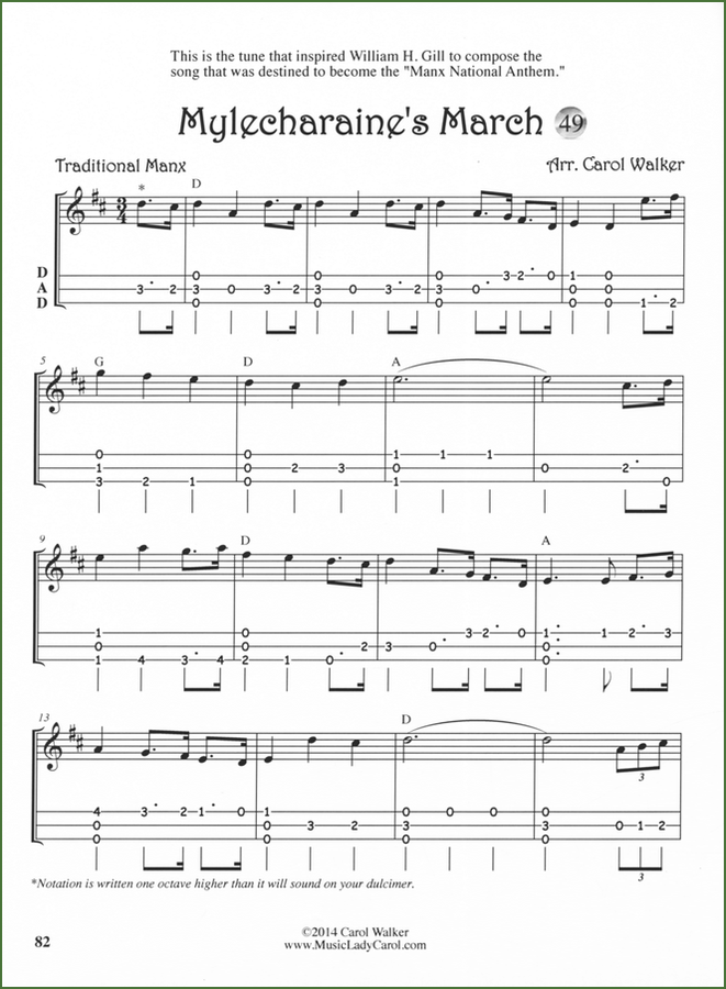 Carol Walker - Tailless Tunes 2-Folkcraft Instruments