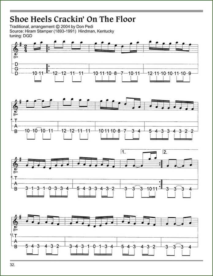 Don Pedi - Bound To Have A Little Fun!, mountain dulcimer songbook, photo 3