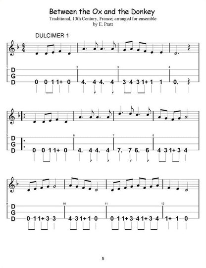 Ellen Pratt - Ensemble Arrangements For The Mountain Dulcimer: Christmas, Volume 2, photo 2