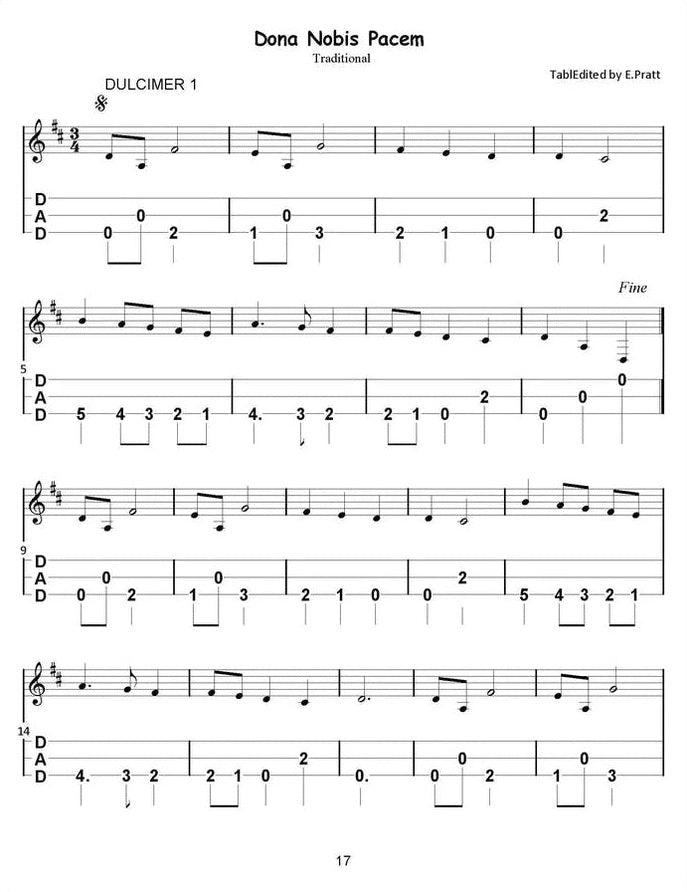 Ellen Pratt - Ensemble Arrangements For The Mountain Dulcimer: Christmas, Volume 2, photo 3