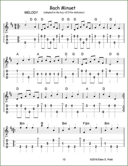Ellen Pratt - Ensemble Arrangements For The Mountain Dulcimer, Volume 1, photo 4