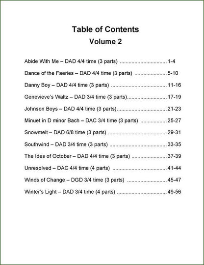 Ellen Pratt - Ensemble Arrangements For The Mountain Dulcimer, Volume 2, photo 2