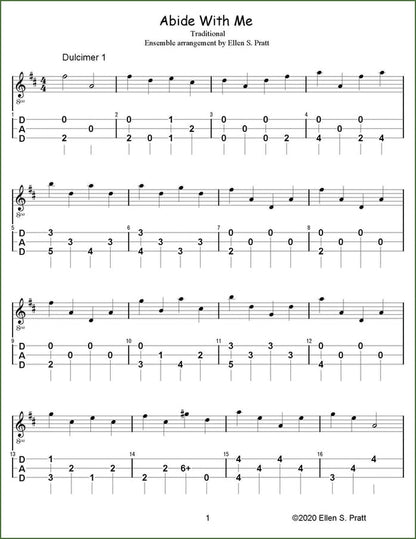 Ellen Pratt - Ensemble Arrangements For The Mountain Dulcimer, Volume 2, photo 3