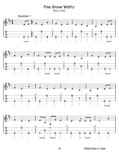 Ellen Pratt - Ensemble Arrangements For The Mountain Dulcimer, Volume 3, photo 3