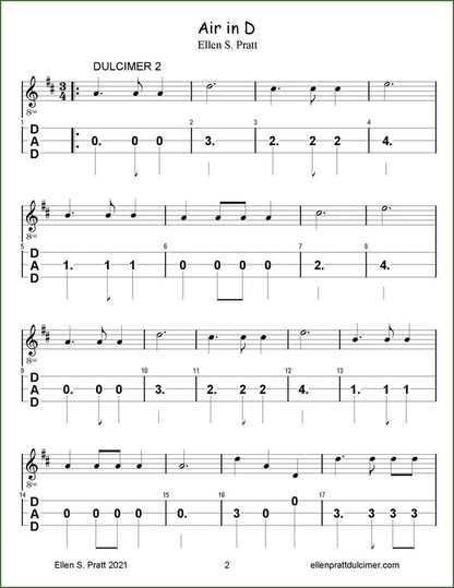 Ellen Pratt - Ensemble Arrangements For The Mountain Dulcimer, Volume 5, photo 3