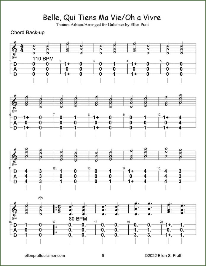 Ellen Pratt - Ensemble Arrangements For The Mountain Dulcimer, Volume 6, photo 3