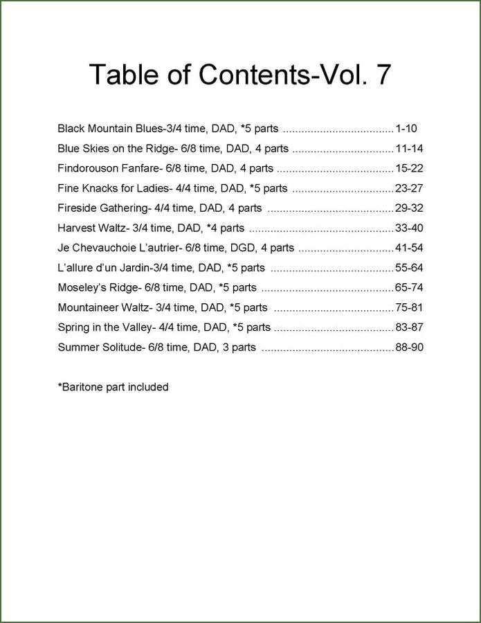 Ellen Pratt - Ensemble Arrangements For The Mountain Dulcimer, Volume 7, photo 2