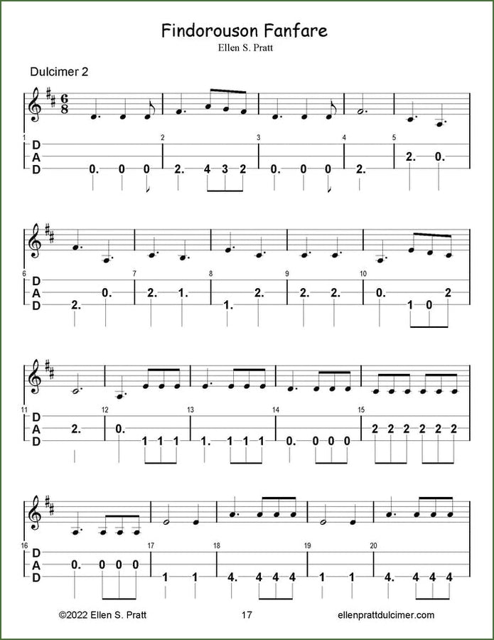 Ellen Pratt - Ensemble Arrangements For The Mountain Dulcimer, Volume 7, photo 4