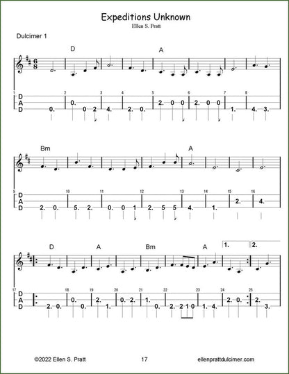 Ellen Pratt - Ensemble Arrangements For The Mountain Dulcimer, Volume 8, photo 4