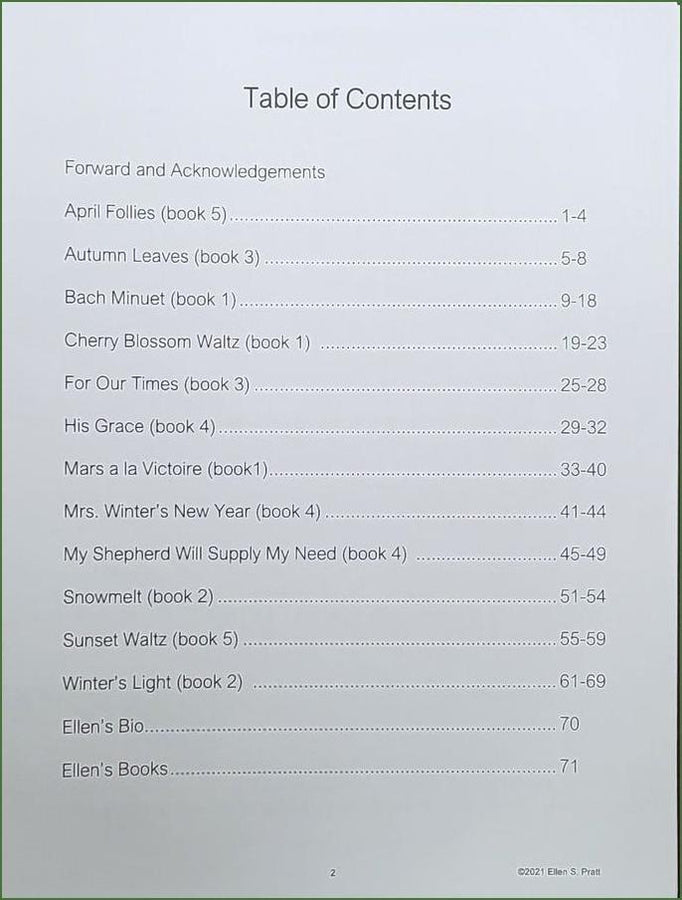 Ellen Pratt - Ensemble Arrangements: Special Edition For The First National Dulcimer Orchestra, photo 2