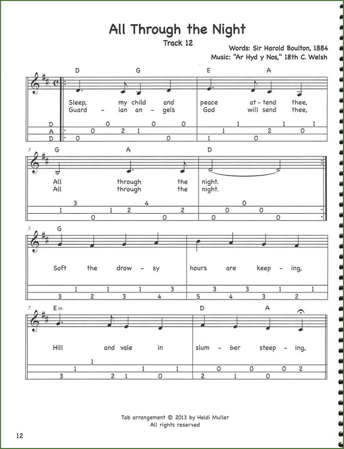 Heidi Muller - Fingerpicked Hymns For The Mountain Dulcimer-Folkcraft Instruments