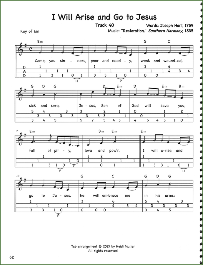 Heidi Muller - Fingerpicked Hymns For The Mountain Dulcimer-Folkcraft Instruments