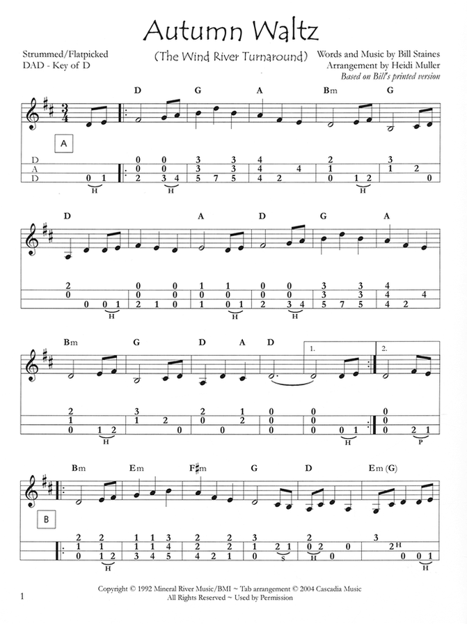 Heidi Muller - Spirit Song: Songs Of Bill Staines, Vol. II-Folkcraft Instruments