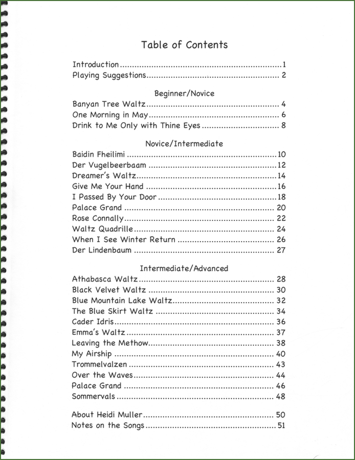 Heidi Muller - Waltzes For The Mountain Dulcimer II-Folkcraft Instruments