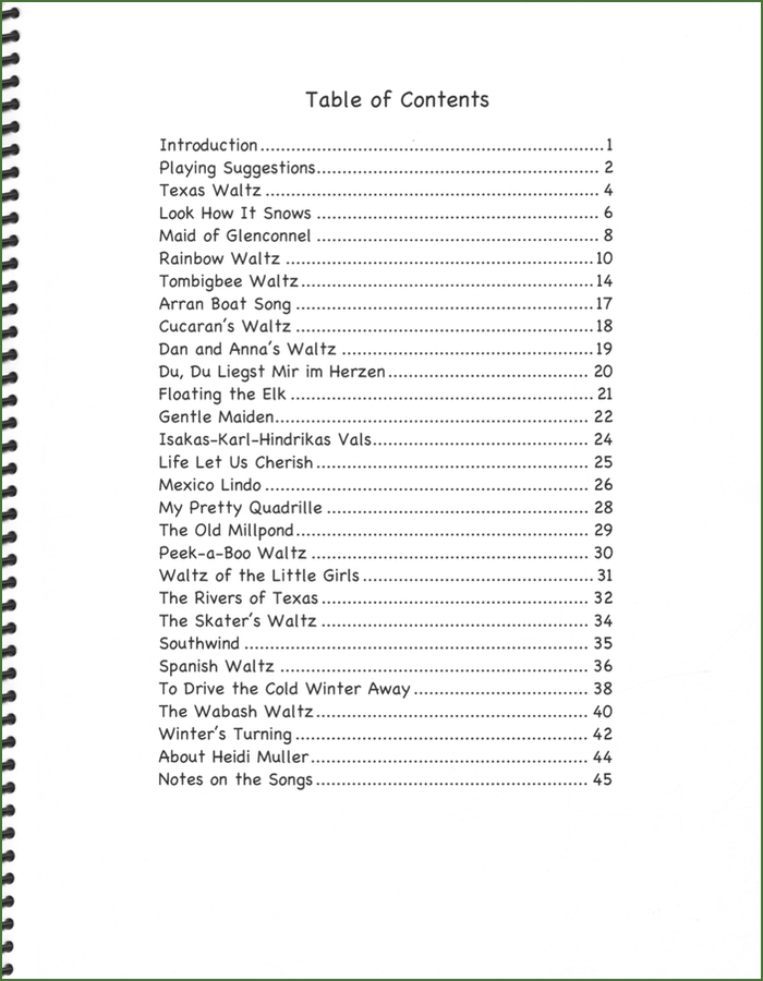 Heidi Muller - Waltzes For The Mountain Dulcimer-Folkcraft Instruments