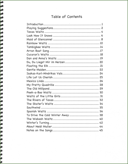 Heidi Muller - Waltzes For The Mountain Dulcimer-Folkcraft Instruments