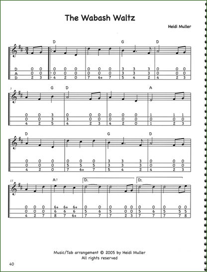 Heidi Muller - Waltzes For The Mountain Dulcimer-Folkcraft Instruments