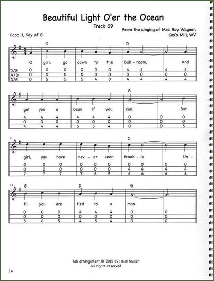 Heidi Muller - West Virginia Fiddle Tunes & Songs Arranged For Mountain Dulcimer-Folkcraft Instruments