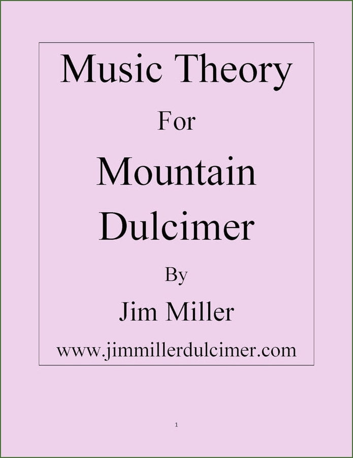 Cover of Jim Miller - Music Theory For Mountain Dulcimer