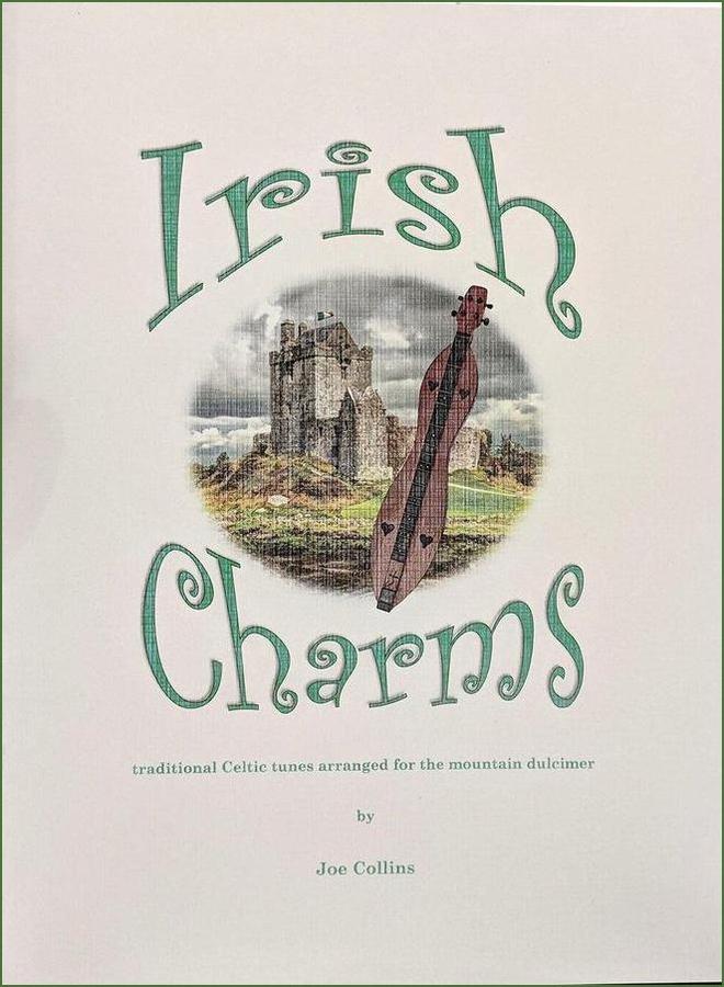 Cover of Joe Collins - Irish Charms, mountain dulcimer songbook