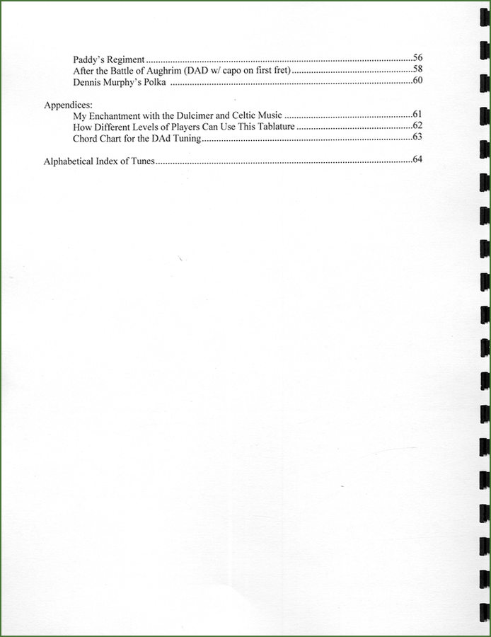 Joe Collins - Simply Celtic, mountain dulcimer songbook, photo 3