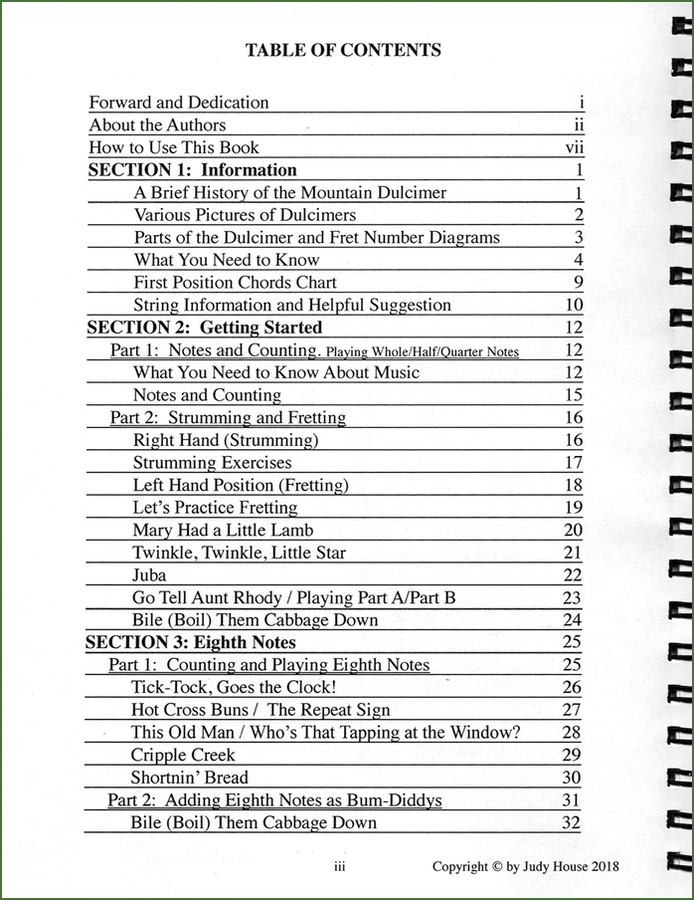 Judy House And Carol Crocker - Beginner's Guide To Mountain Dulcimer, Book 1, photo 2