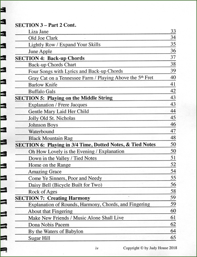 Judy House And Carol Crocker - Beginner's Guide To Mountain Dulcimer, Book 1, photo 3