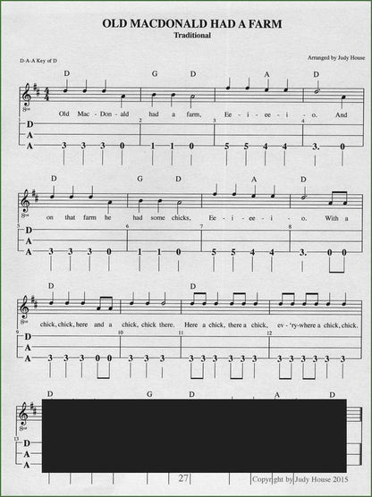 Judy House And Carol Crocker - Dulcimers In The School, Student Edition-Folkcraft Instruments