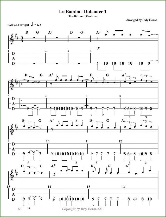 Judy House And Kirk House - The Whole Is Greater Than The Sum Of Its Parts, Book 2, mountain dulcimer songbook, photo 4