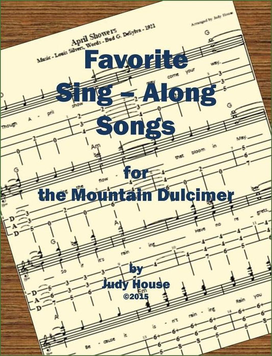 Cover of Judy House - Favorite Sing-Along Songs For The Mountain Dulcimer
