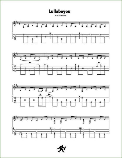 Karen Keane - Lullabayou: A Collection Of Original Finger Or Flat Picking Music For The Mountain Dulcimer, photo 3