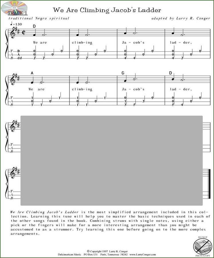 Larry Conger - American Spirituals Arranged For The Mountain Dulcimer, photo 4