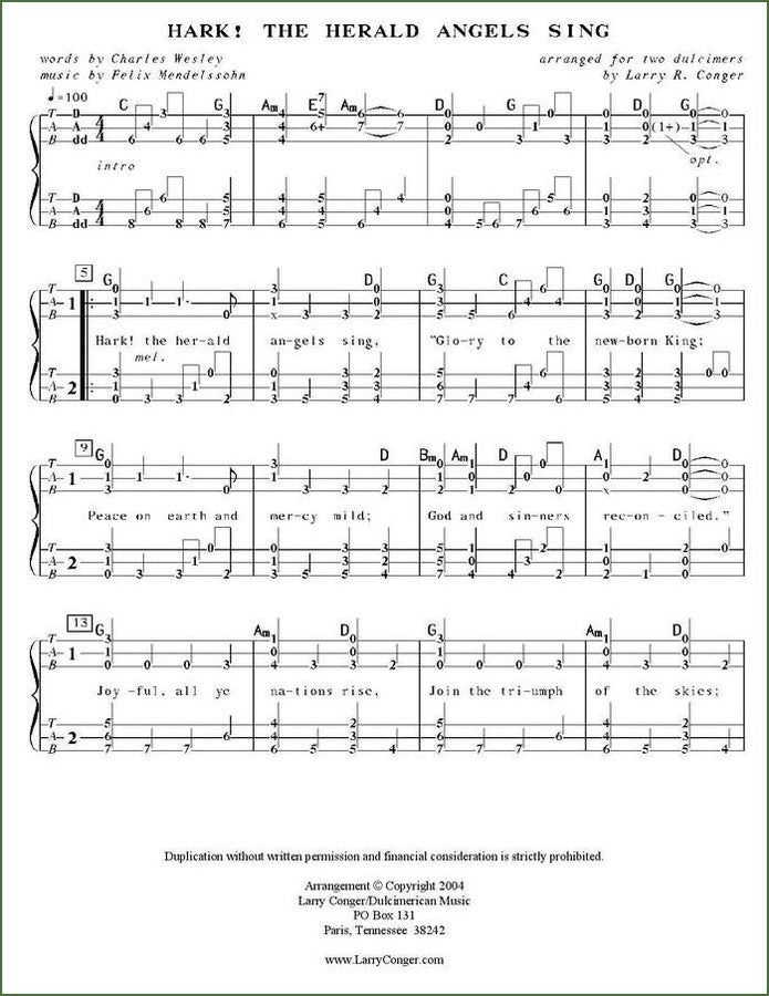 Larry Conger - Christmas Duets For Mountain Dulcimer, photo 4