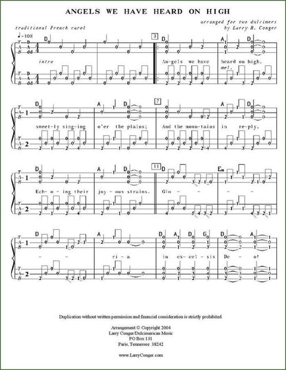 Larry Conger - Christmas Duets For Mountain Dulcimer, photo 5