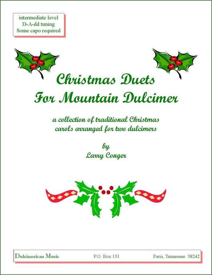 Cover of Larry Conger - Christmas Duets For Mountain Dulcimer
