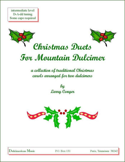 Cover of Larry Conger - Christmas Duets For Mountain Dulcimer