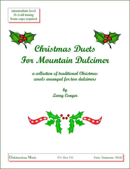 Cover of Larry Conger - Christmas Duets For Mountain Dulcimer