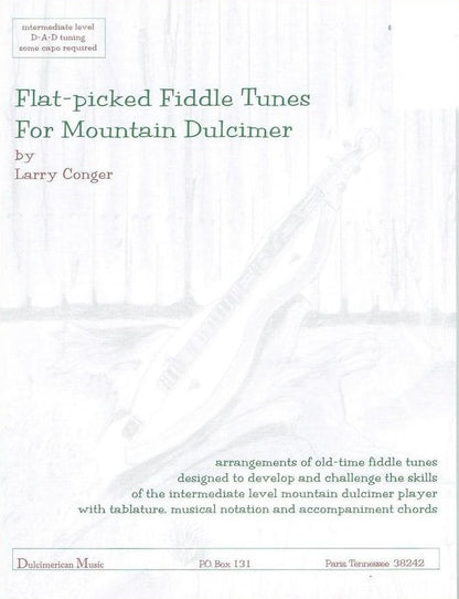 Cover of Larry Conger - Flat-Picked Fiddle Tunes For Mountain Dulcimer
