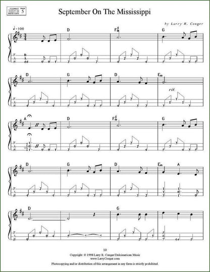 Larry Conger - September On The Mississippi, mountain dulcimer songbook, photo 5