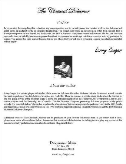 Larry Conger - The Classical Dulcimer, photo 2