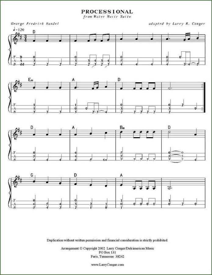Larry Conger - Traditional Wedding Classics For Mountain Dulcimer, photo 4