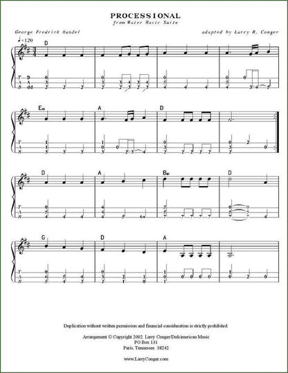 Larry Conger - Traditional Wedding Classics For Mountain Dulcimer, photo 4