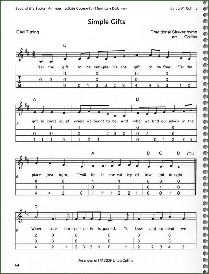 Linda Collins - Beyond The Basics - An Intermediate Course For Mountain Dulcimer-Folkcraft Instruments