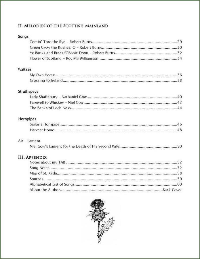 Linda Collins - Melodies Of The Scottish Isles (And Mainland), mountain dulcimer songbook, photo 3