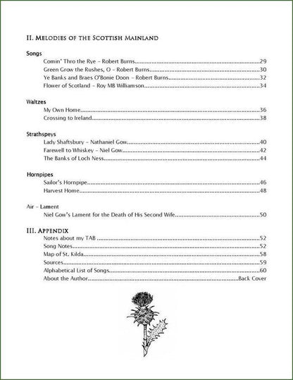 Linda Collins - Melodies Of The Scottish Isles (And Mainland), mountain dulcimer songbook, photo 3