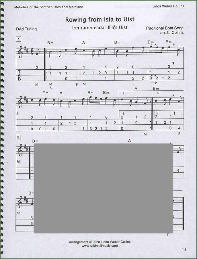 Linda Collins - Melodies Of The Scottish Isles (And Mainland), mountain dulcimer songbook, photo 4