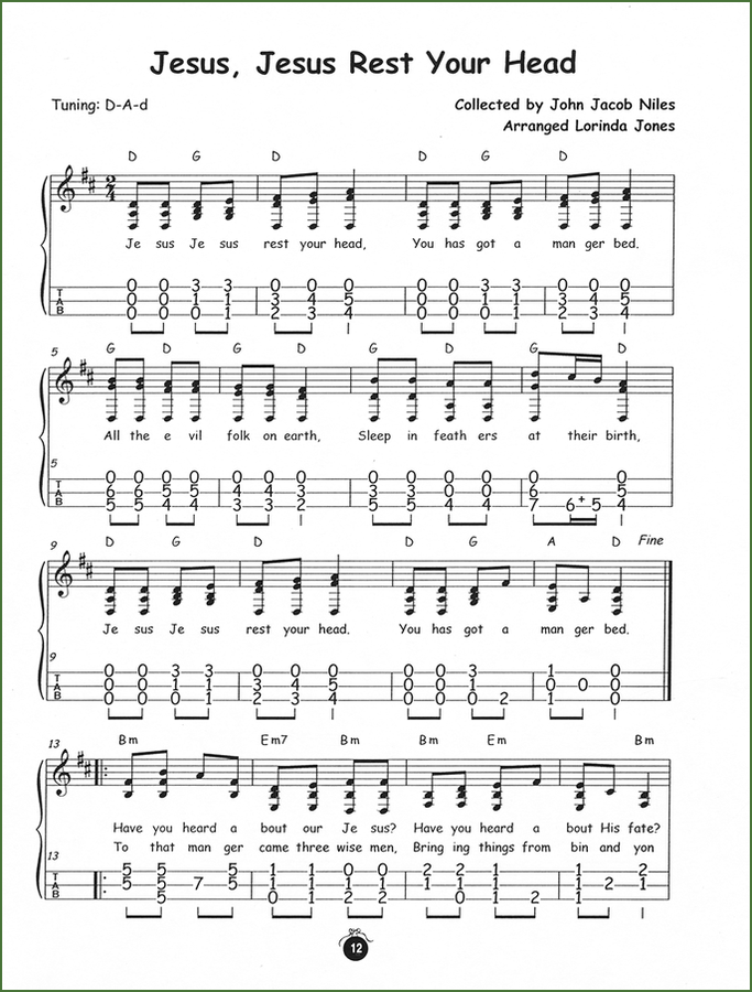 Lorinda Jones - Christmas Solos And Duets For The Mountain Dulcimer-Folkcraft Instruments