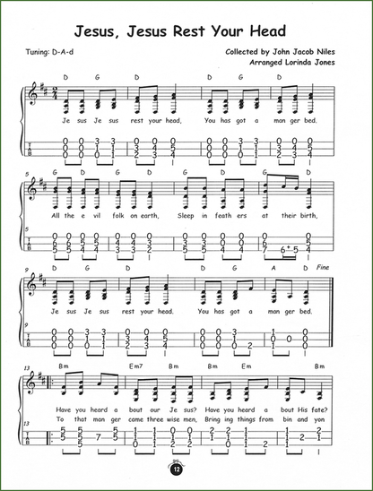 Lorinda Jones - Christmas Solos And Duets For The Mountain Dulcimer-Folkcraft Instruments